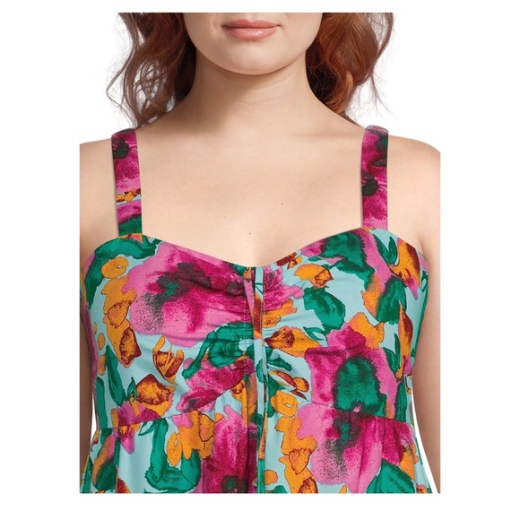 Terra & Sky Women's Plus Size Tiered Maxi Dress - Picture 5 of 9